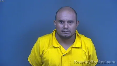 Mugshot of Carlos Ortiz Perez booked in DeSoto County, Mississippi on August 7, 2026