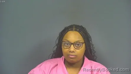 Mugshot of JUSTICE JANAE MCCLINTON booked in DeSoto County, Mississippi on March 21, 2026