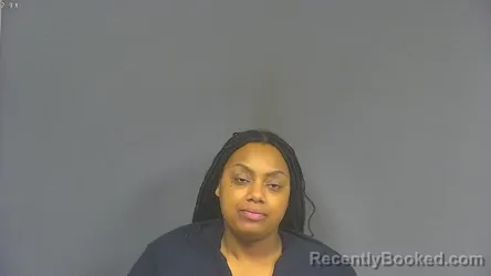 Mugshot of JUSTICE JANAE MCCLINTON booked in DeSoto County, Mississippi on April 25, 2026