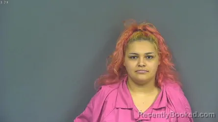 Mugshot of KARLA NAIHOMY LUGO SANTIAGO booked in DeSoto County, Mississippi on June 25, 2026