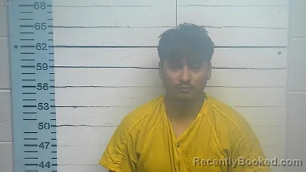Mugshot of Luis Angel Martinez Alvarado booked in DeSoto County, Mississippi on August 23, 2026