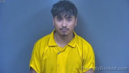Mugshot of Luis Angel Martinez Alvarado booked in DeSoto County, Mississippi on August 23, 2026