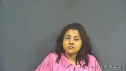 Mugshot of Marcela Cruz booked in DeSoto County, Mississippi on August 10, 2026