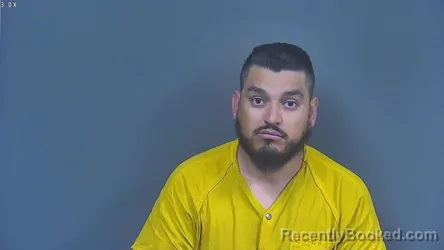 Mugshot of SANTIAGO MARTINEZ JIMENEZ booked in DeSoto County, Mississippi on March 23, 2026