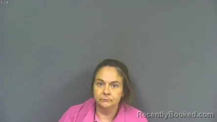 Mugshot of Shelly Ann Kitsinger booked in DeSoto County, Mississippi on July 31, 2026