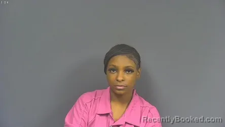 Mugshot of SHAKIERRA ANTIANETTE PONEY booked in DeSoto County, Mississippi on June 14, 2026