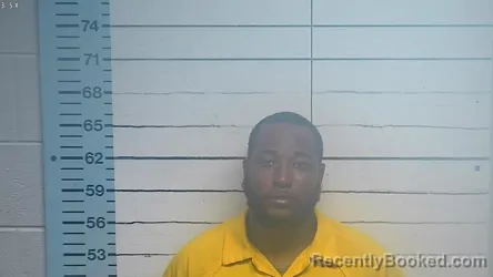 Mugshot of Tralyn Devonte Cathue booked in DeSoto County, Mississippi on August 23, 2026