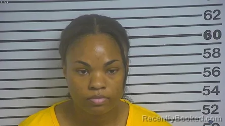 Mugshot of ASHA QUINTERRA BRUMFIELD booked in Forrest County, Mississippi on March 18, 2026