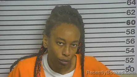Mugshot of ADRIANA CAMILLE BARRETT booked in Forrest County, Mississippi on May 7, 2026