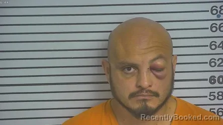 Mugshot of Alejandro Flores booked in Forrest County, Mississippi on October 3, 2026