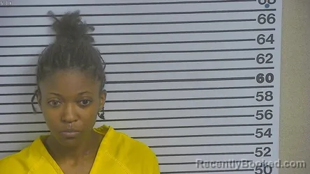 Mugshot of ASIA ARIONE GLENN booked in Forrest County, Mississippi on May 20, 2026