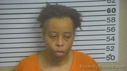 Mugshot of April Greer booked in Forrest County, Mississippi on April 6, 2026