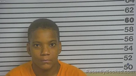 Mugshot of Ariel Holloway booked in Forrest County, Mississippi on July 18, 2026