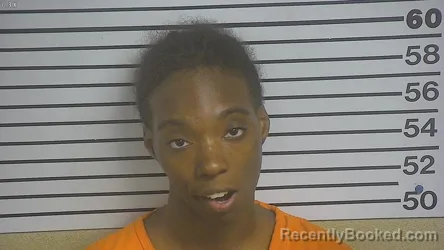 Mugshot of AZARIA SHANICE MAGEE booked in Forrest County, Mississippi on May 26, 2026