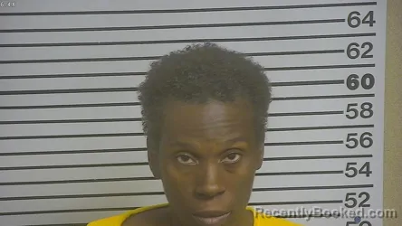 Mugshot of ANGELA DIANNE MYERS booked in Forrest County, Mississippi on April 23, 2026
