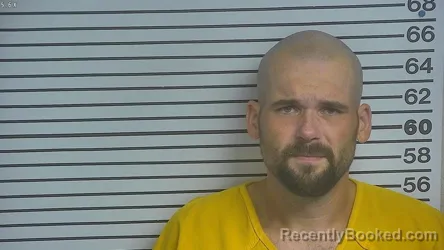 Mugshot of Austin Zachery Pierce booked in Forrest County, Mississippi on July 23, 2026