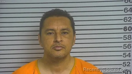Mugshot of Angel Jose Reyes-Rodriguez booked in Forrest County, Mississippi on August 22, 2026