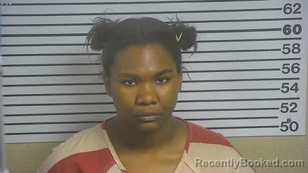 Mugshot of Ashlyn J Spann booked in Forrest County, Mississippi on August 9, 2026