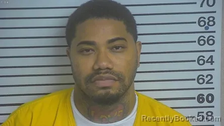 Mugshot of Aquevias Tatum booked in Forrest County, Mississippi on May 18, 2026