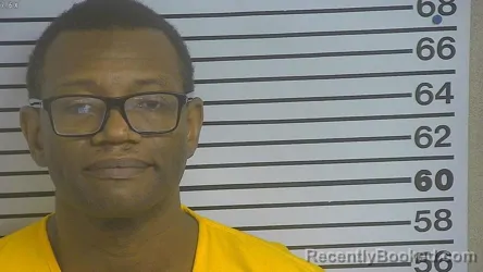 Mugshot of ANDREW DESHAUN THOMPKINS booked in Forrest County, Mississippi on March 12, 2026