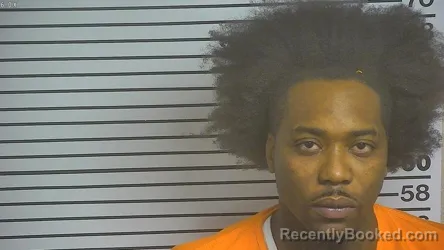Booking photo from Forrest County, Mississippi