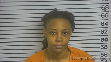 Mugshot of AJA KETURHA WILLIAMS booked in Forrest County, Mississippi on March 12, 2026