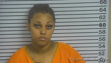 Mugshot of Briteny Buckley booked in Forrest County, Mississippi on June 29, 2026
