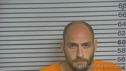 Mugshot of Brady Patrick Stuard booked in Forrest County, Mississippi on September 4, 2026