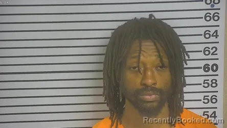 Mugshot of Brandon Antwon Yancy booked in Forrest County, Mississippi on March 13, 2026