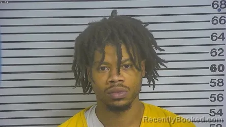 Mugshot of Cameron Maleike Beverly booked in Forrest County, Mississippi on March 27, 2026