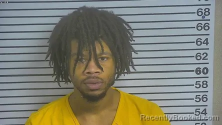 Mugshot of Cameron Maleike Beverly booked in Forrest County, Mississippi on September 3, 2026