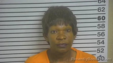 Mugshot of Carlene Derricca Banks booked in Forrest County, Mississippi on April 2, 2026