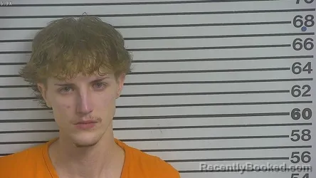 Mugshot of Caleb Michael Phelps booked in Forrest County, Mississippi on September 3, 2026