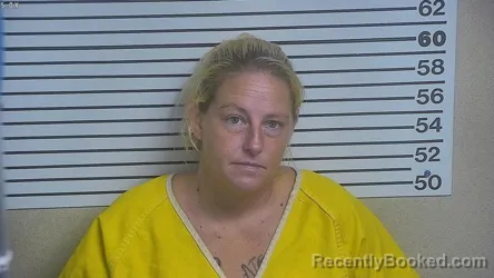 Mugshot of Charity Roberson booked in Forrest County, Mississippi on August 28, 2026