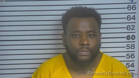 Mugshot of Dominique Deangelo Beard booked in Forrest County, Mississippi on August 24, 2026