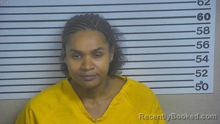 Mugshot of DECARA DIANE CORDIER booked in Forrest County, Mississippi on July 7, 2026
