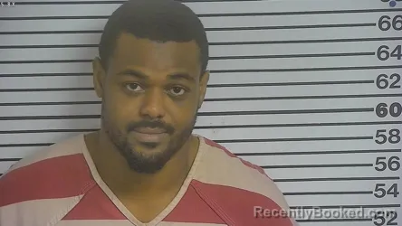 Mugshot of Davion Jerrell Edwards booked in Forrest County, Mississippi on September 10, 2026