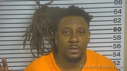 Mugshot of Demarcus A Gaines booked in Forrest County, Mississippi on April 1, 2026