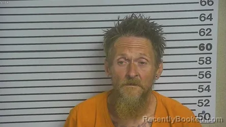 Mugshot of David James Gunter booked in Forrest County, Mississippi on September 3, 2026