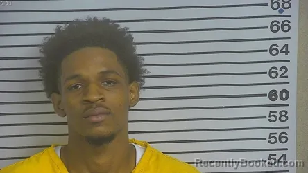 Mugshot of DEMERIUS TAVEON HEARN booked in Forrest County, Mississippi on July 11, 2026