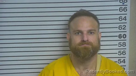 Mugshot of Devin Palmer Hodges booked in Forrest County, Mississippi on October 23, 2026