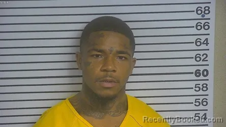 Mugshot of DIJON MONTEZ JONES booked in Forrest County, Mississippi on May 8, 2026