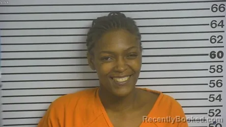 Mugshot of DEJA MONE' JONES booked in Forrest County, Mississippi on July 8, 2026