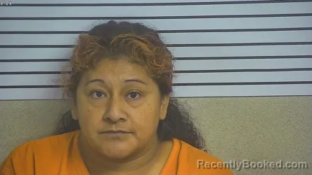Mugshot of DALILIA LOPEZ booked in Forrest County, Mississippi on June 2, 2026