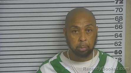 Mugshot of Derrick L Strawbridge booked in Forrest County, Mississippi on August 19, 2026