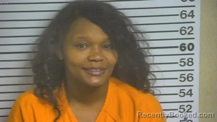 Mugshot of Daija Monique Tate booked in Forrest County, Mississippi on March 27, 2026