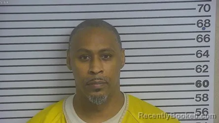 Mugshot of Dre Tre Thomas booked in Forrest County, Mississippi on September 11, 2026