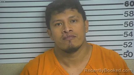 Mugshot of EVELIO GONZALES HERNANDEZ booked in Forrest County, Mississippi on August 3, 2026