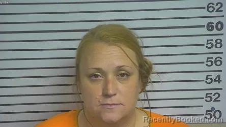 Mugshot of Elizabeth Hobson booked in Forrest County, Mississippi on March 18, 2026