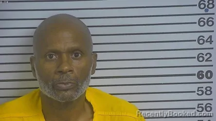 Mugshot of Floyd Keyes booked in Forrest County, Mississippi on July 27, 2026